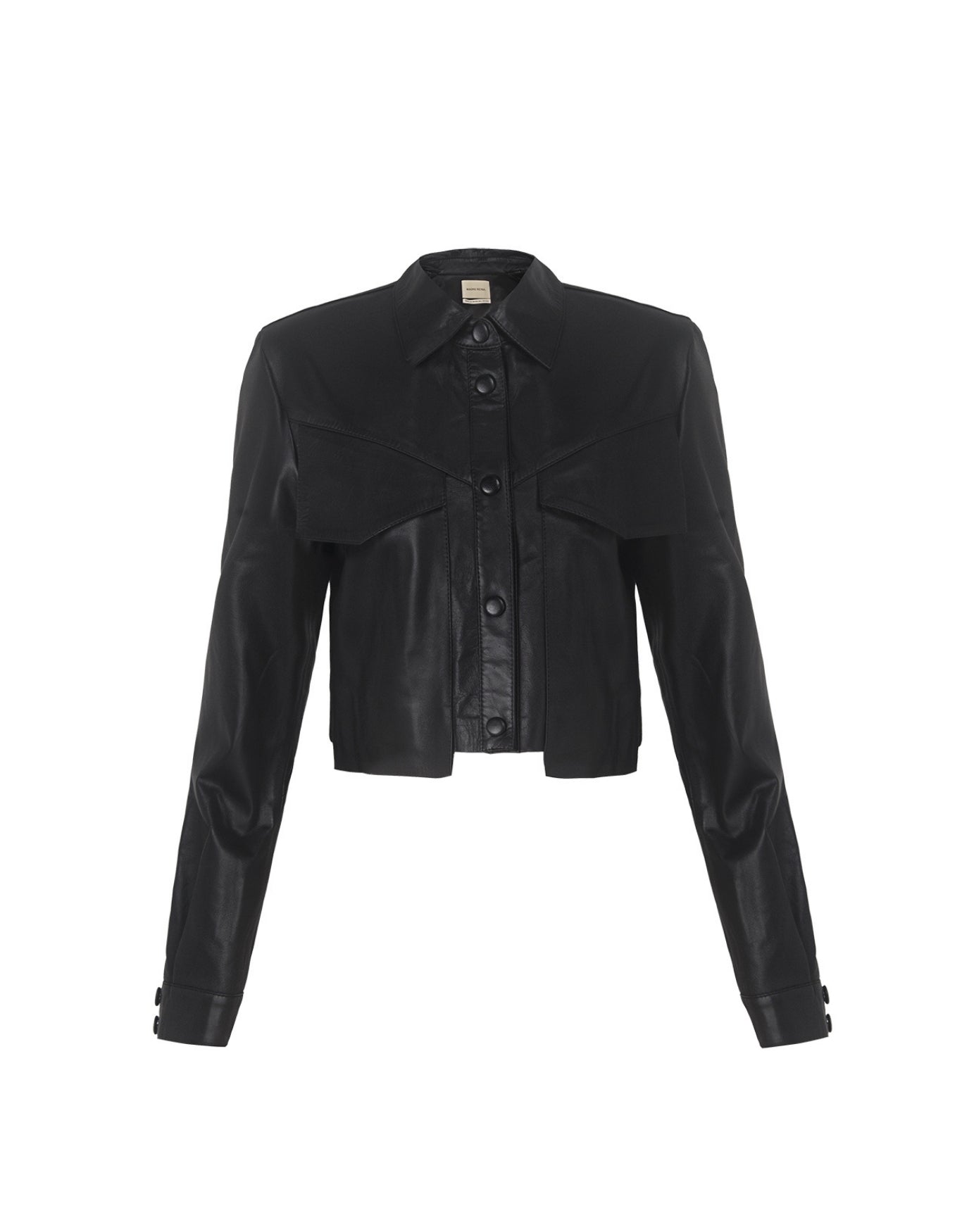 CAMISA ELISA MADRE REINA COURO PRETO