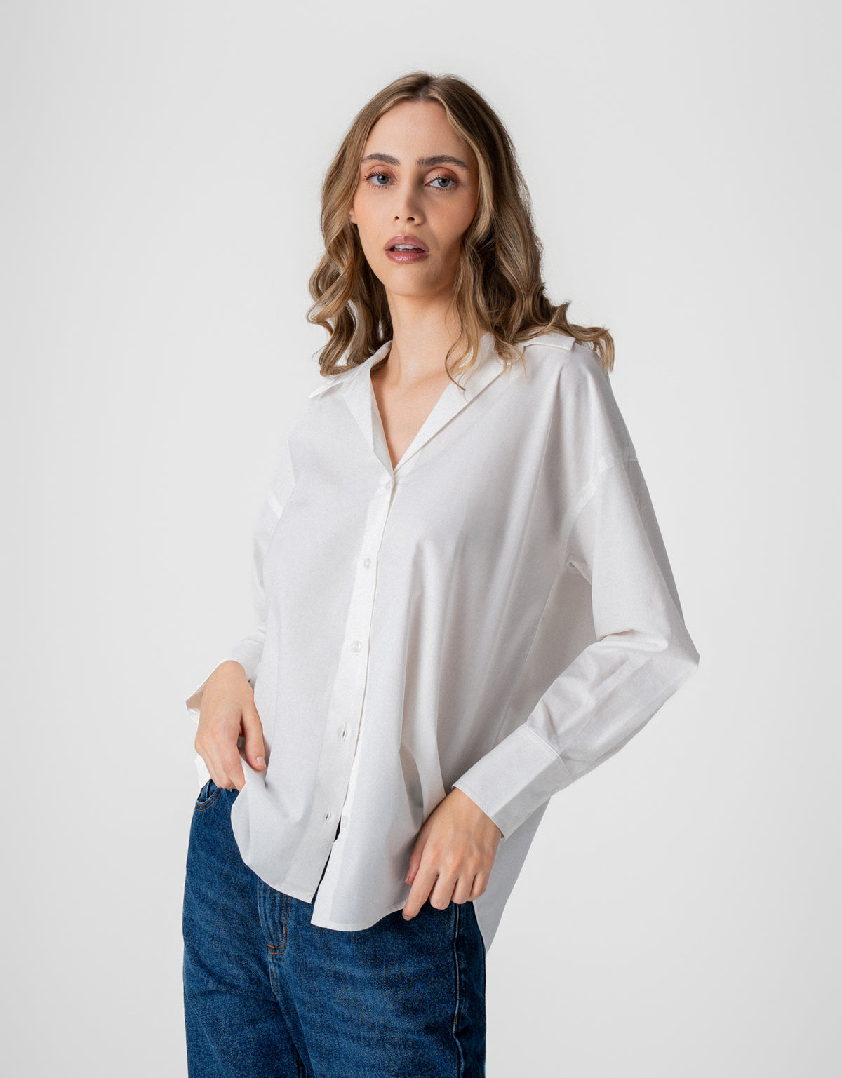 CAMISA FABIA MADRE REINA BRANCO
