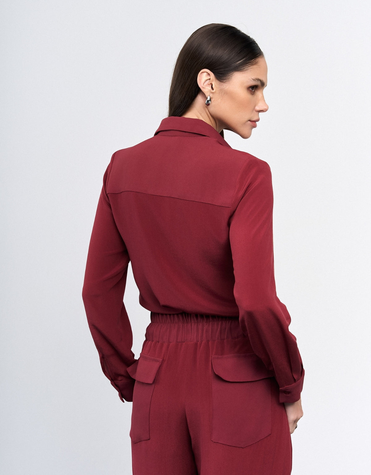 CAMISA LAÍS MADRE REINA SEDA PINOT