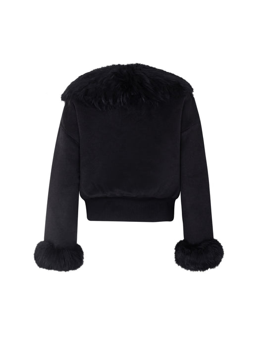 CASACO AMELIE MADRE REINA LÃ PRETO