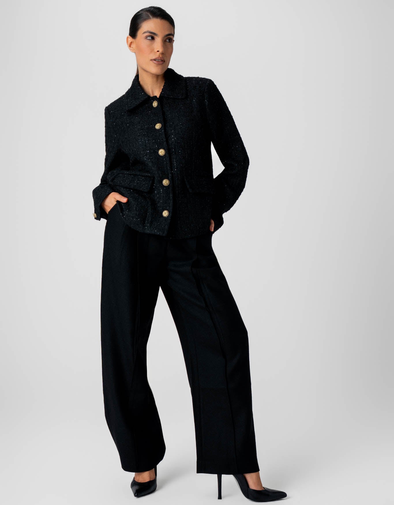 CASACO AURORA MADRE REINA PRETO