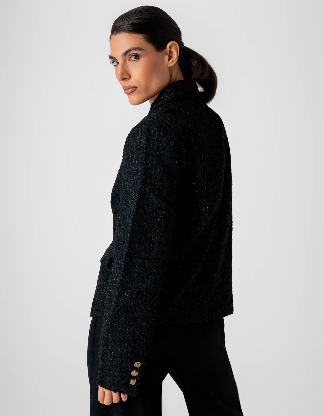 CASACO AURORA MADRE REINA PRETO