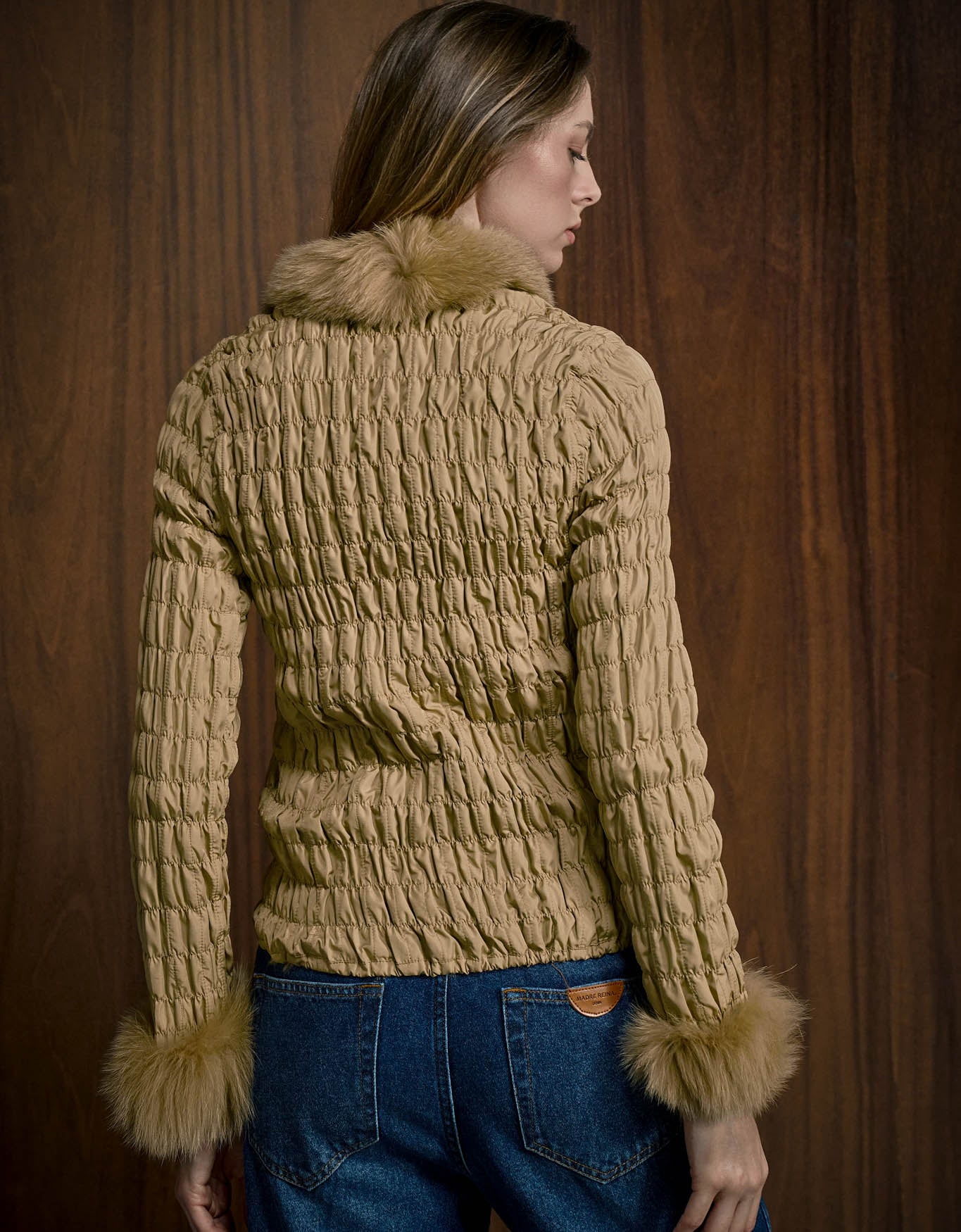 CASACO BIA MADRE REINA PELE ARGILA