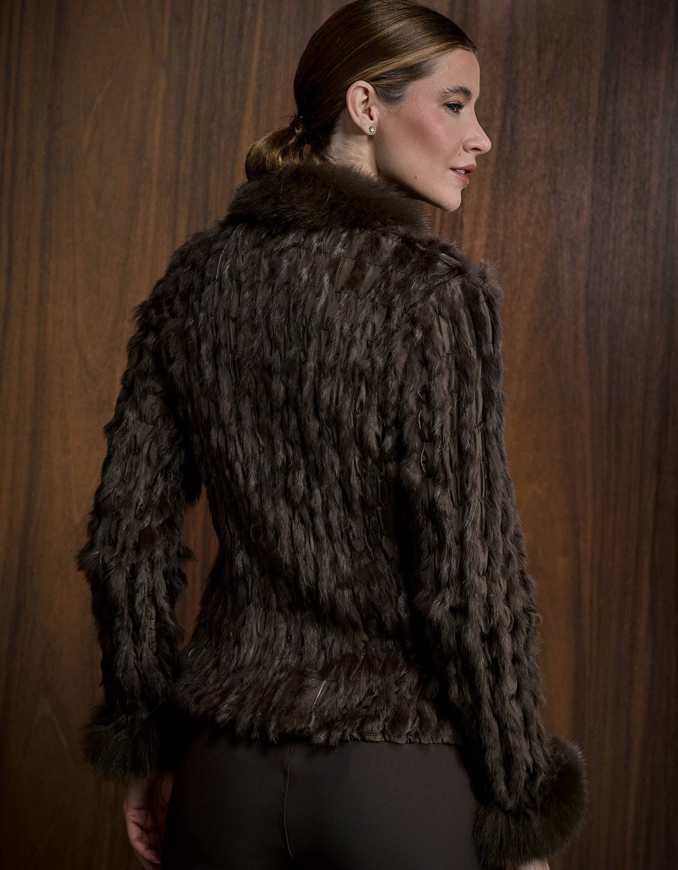 CASACO BIA MADRE REINA PELE MADEIRA