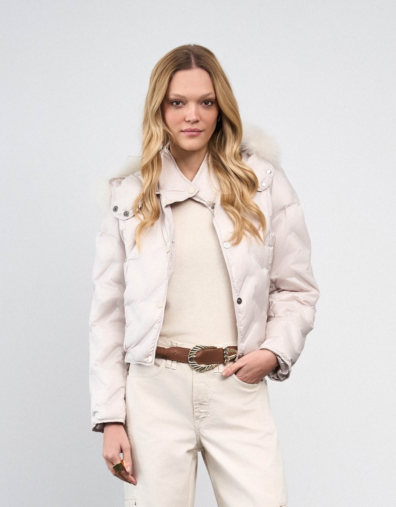 CASACO DUDA MADRE REINA NYLON DESERT