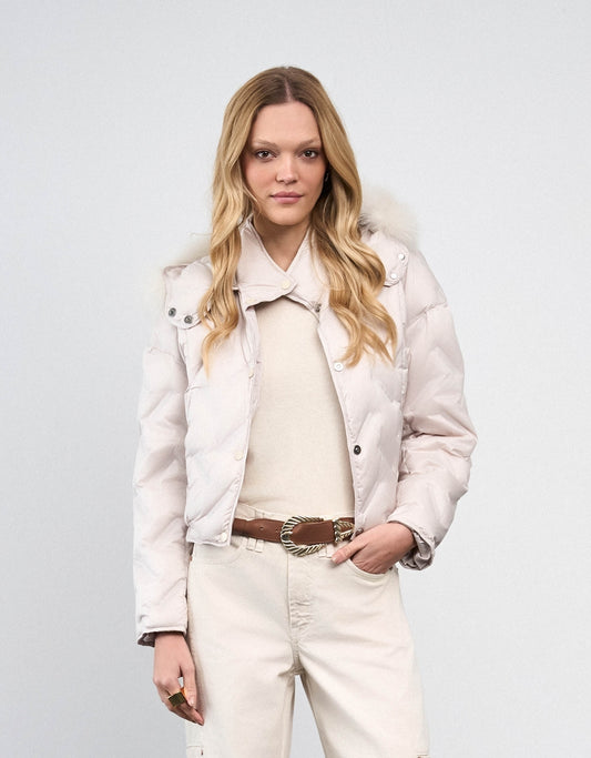 CASACO DUDA MADRE REINA NYLON DESERT