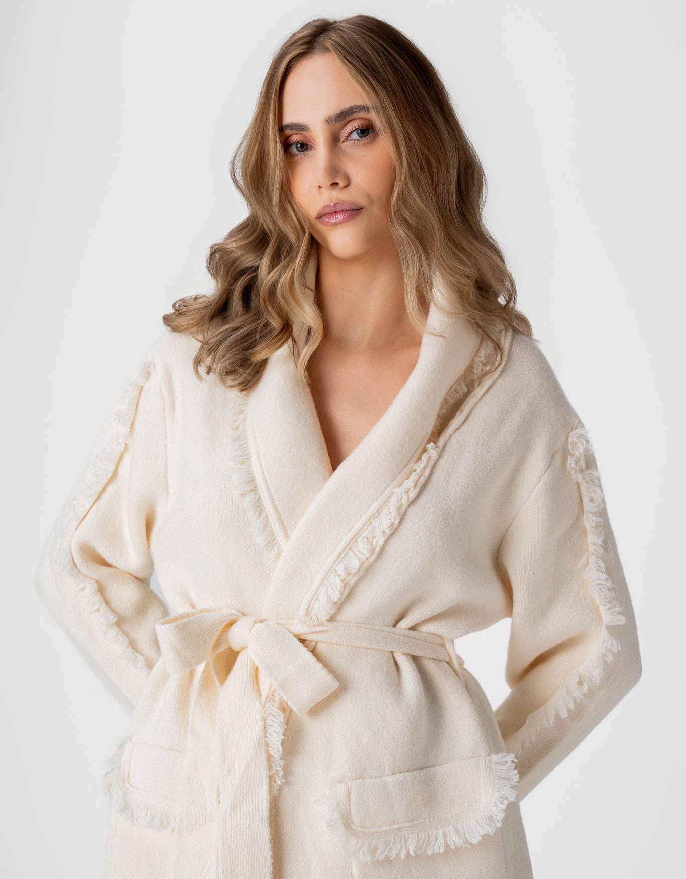 CASACO ELIS MADRE REINA OFF WHITE