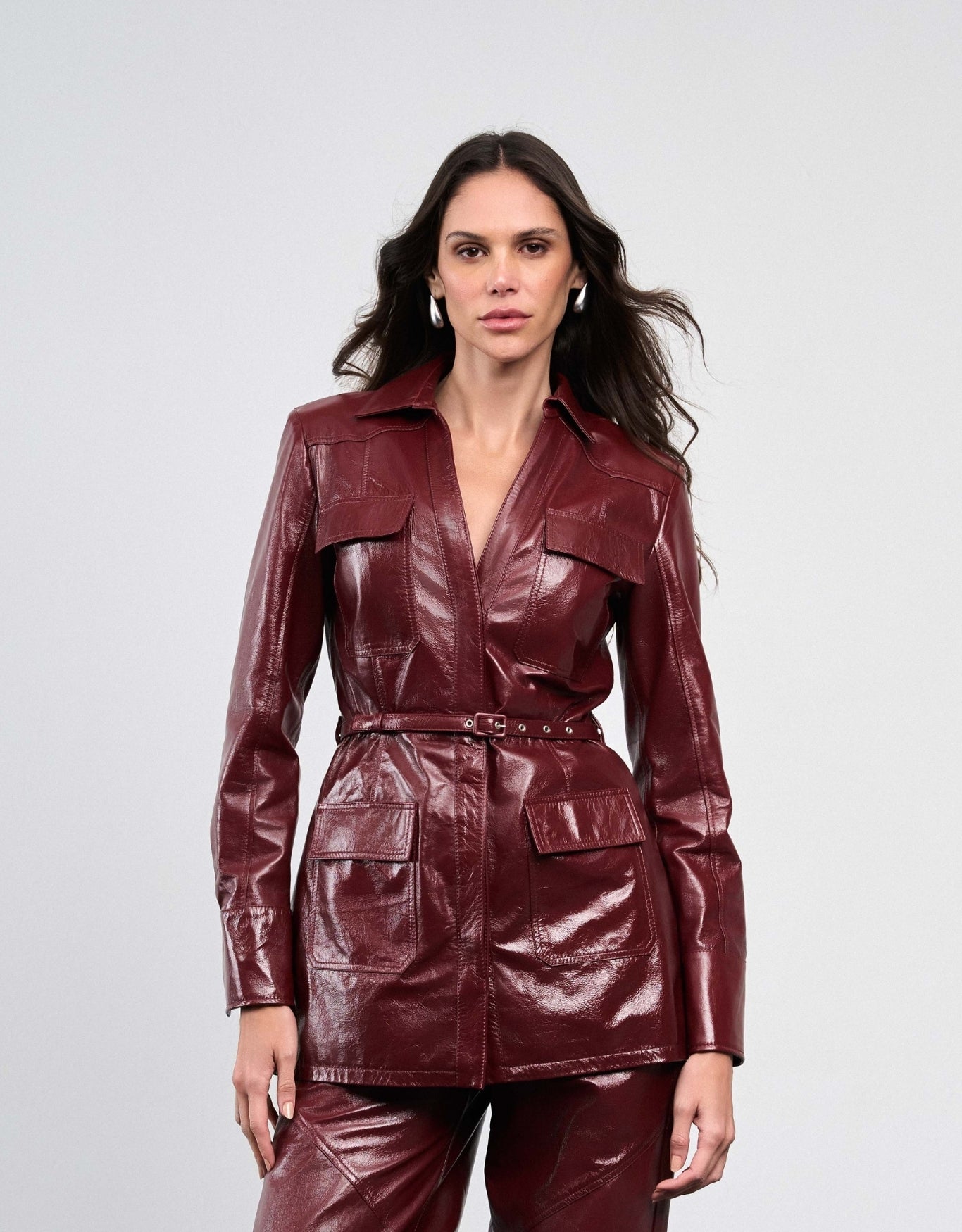 CASACO ISADORA MADRE REINA COURO PINOT