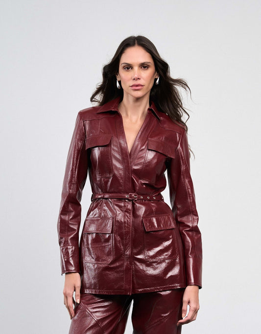 CASACO ISADORA MADRE REINA COURO PINOT