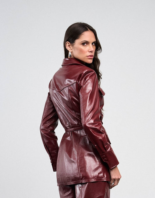 CASACO ISADORA MADRE REINA COURO PINOT