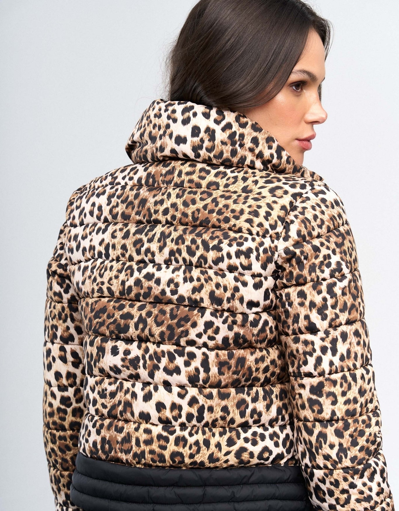 CASACO MADRE REINA  NYLON  ANIMAL PRINT