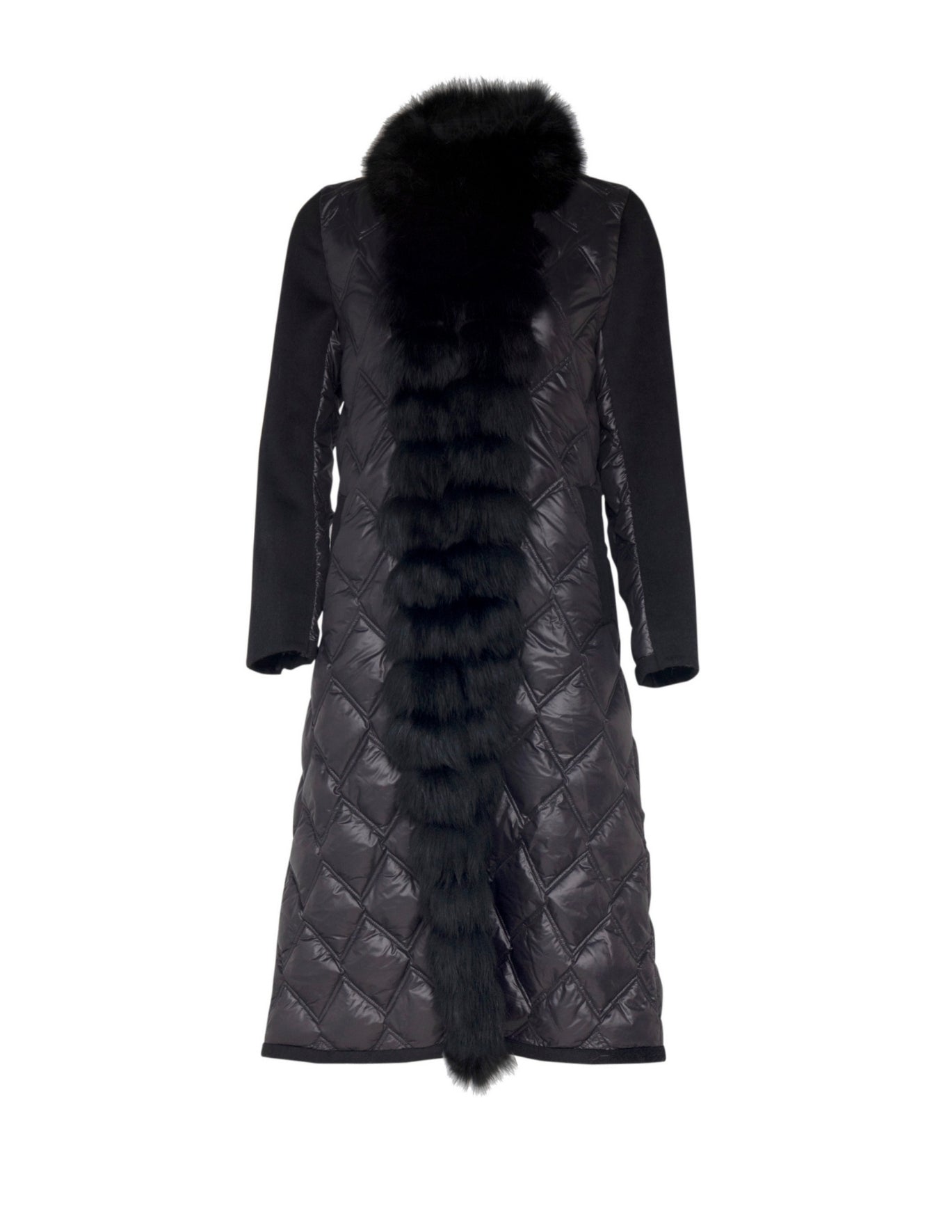 CASACO MADRE REINA NYLON PRETO