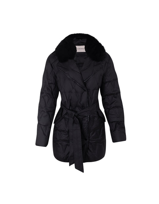 CASACO MARIA MADRE REINA NYLON PRETO