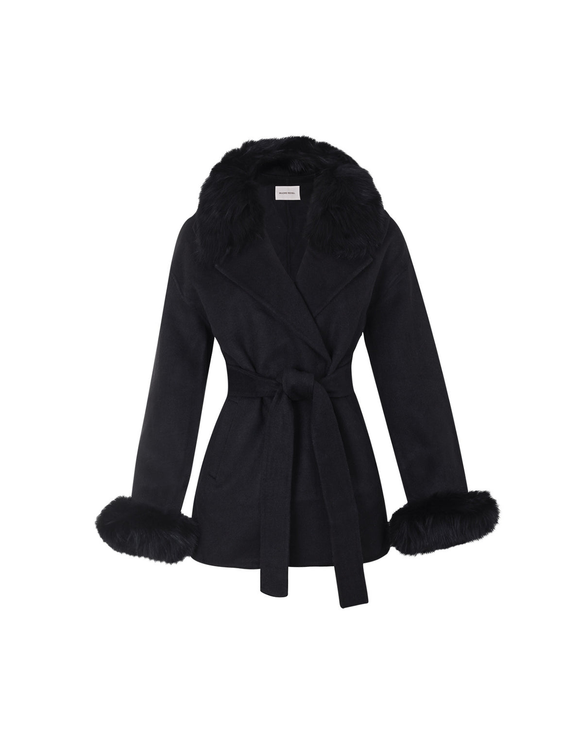 CASACO MEGAN MADRE REINA LÃ PRETO