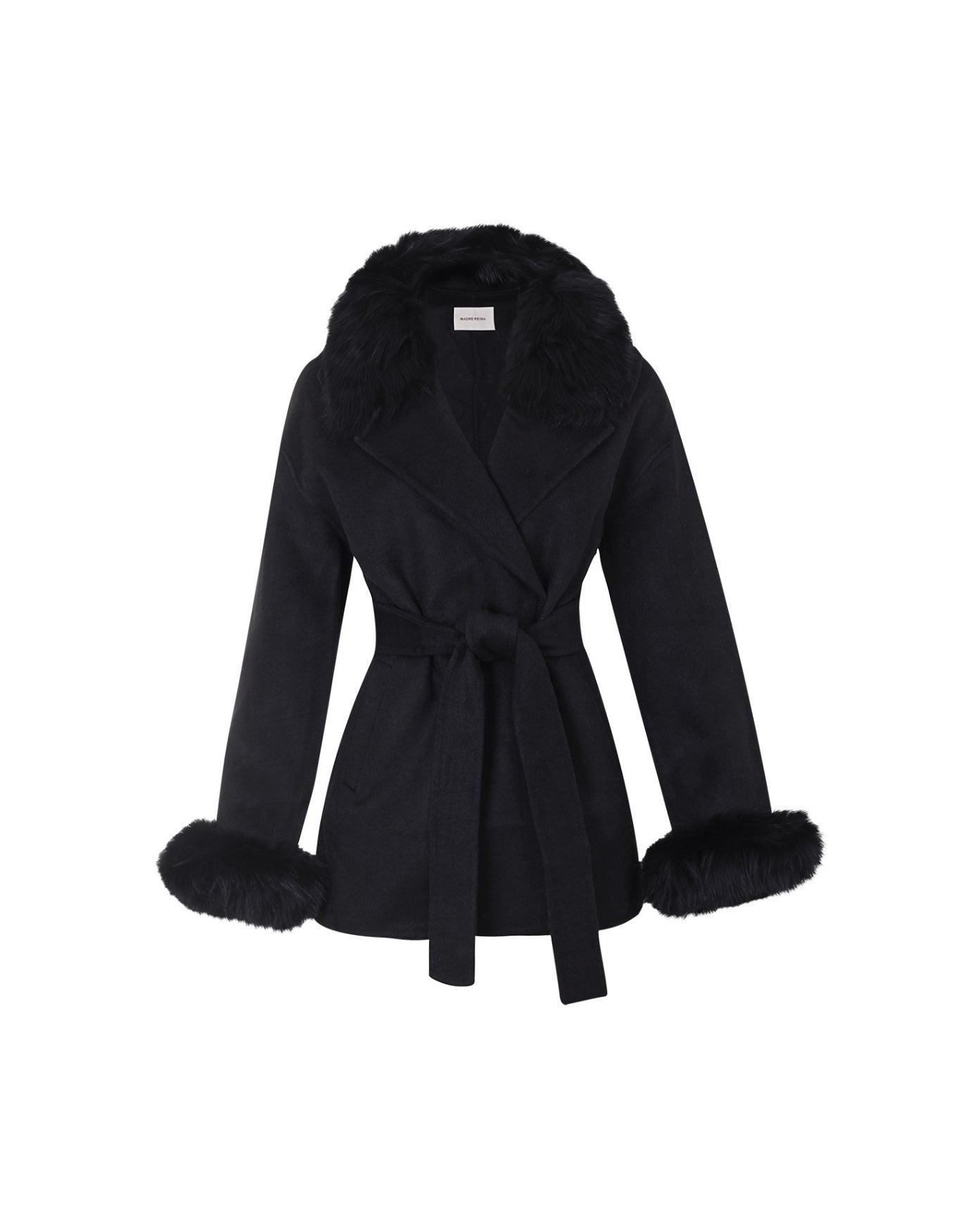 CASACO MEGAN MADRE REINA LÃ PRETO