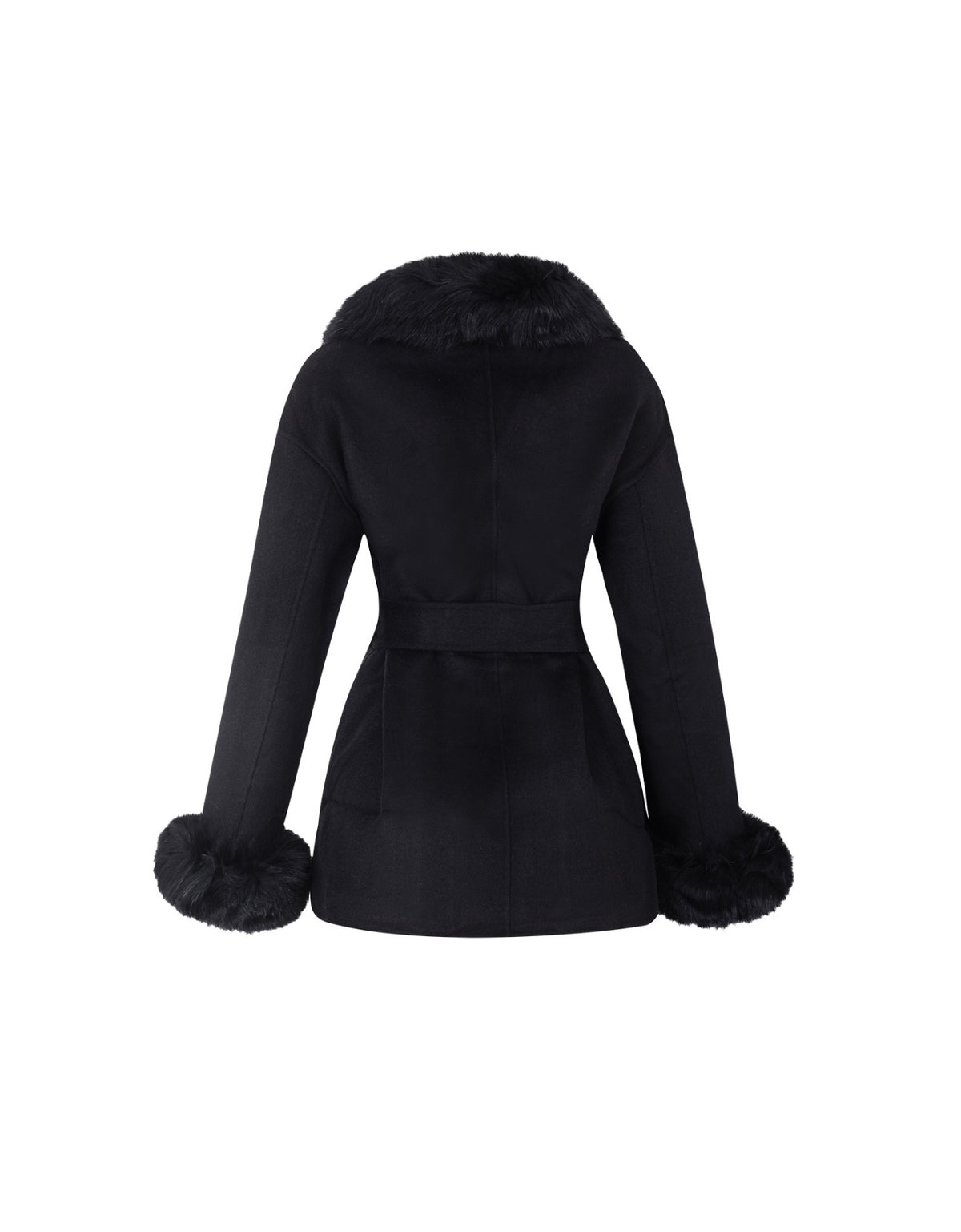 CASACO MEGAN MADRE REINA LÃ PRETO