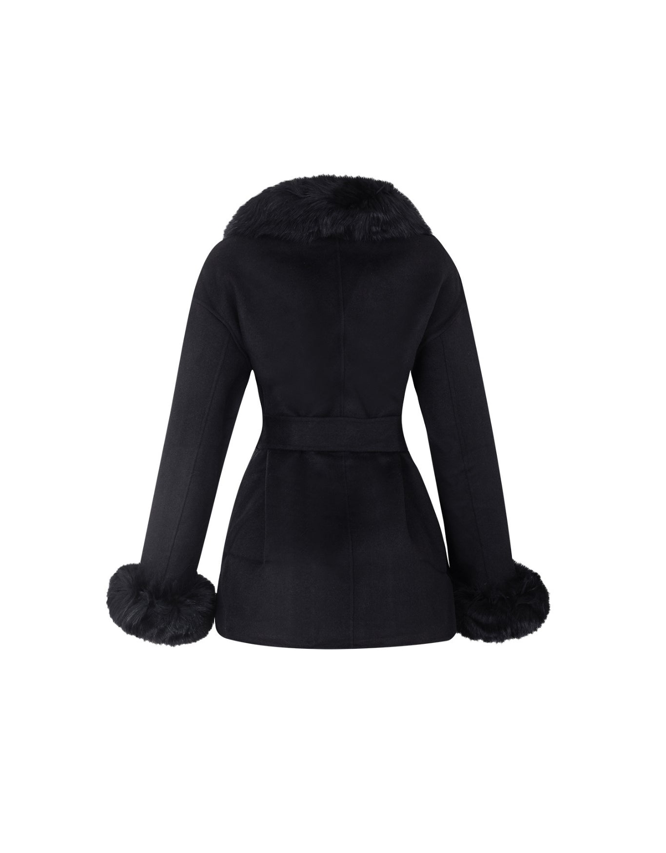 CASACO MEGAN MADRE REINA LÃ PRETO