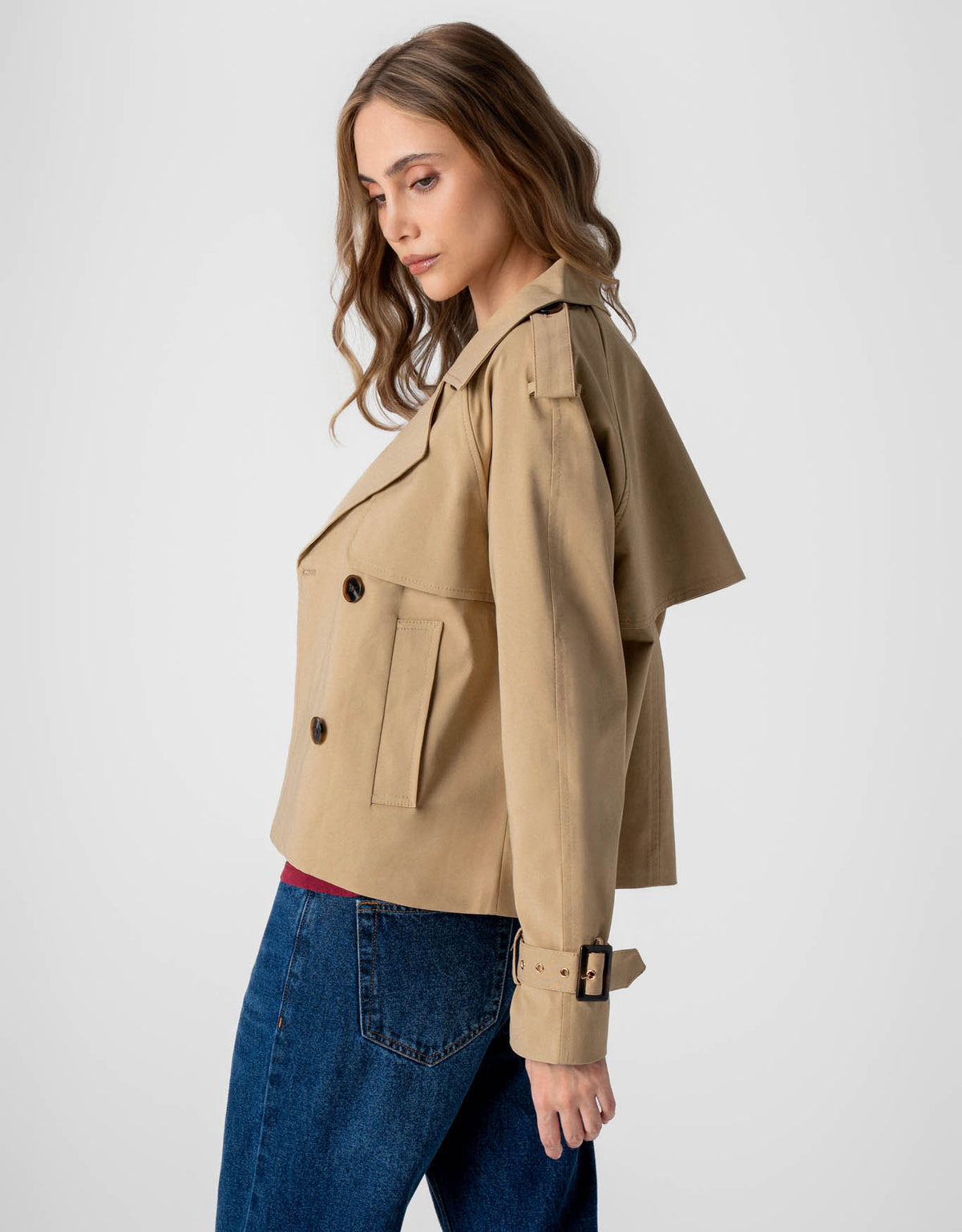 CASACO PIETRA MADRE REINA BEGE