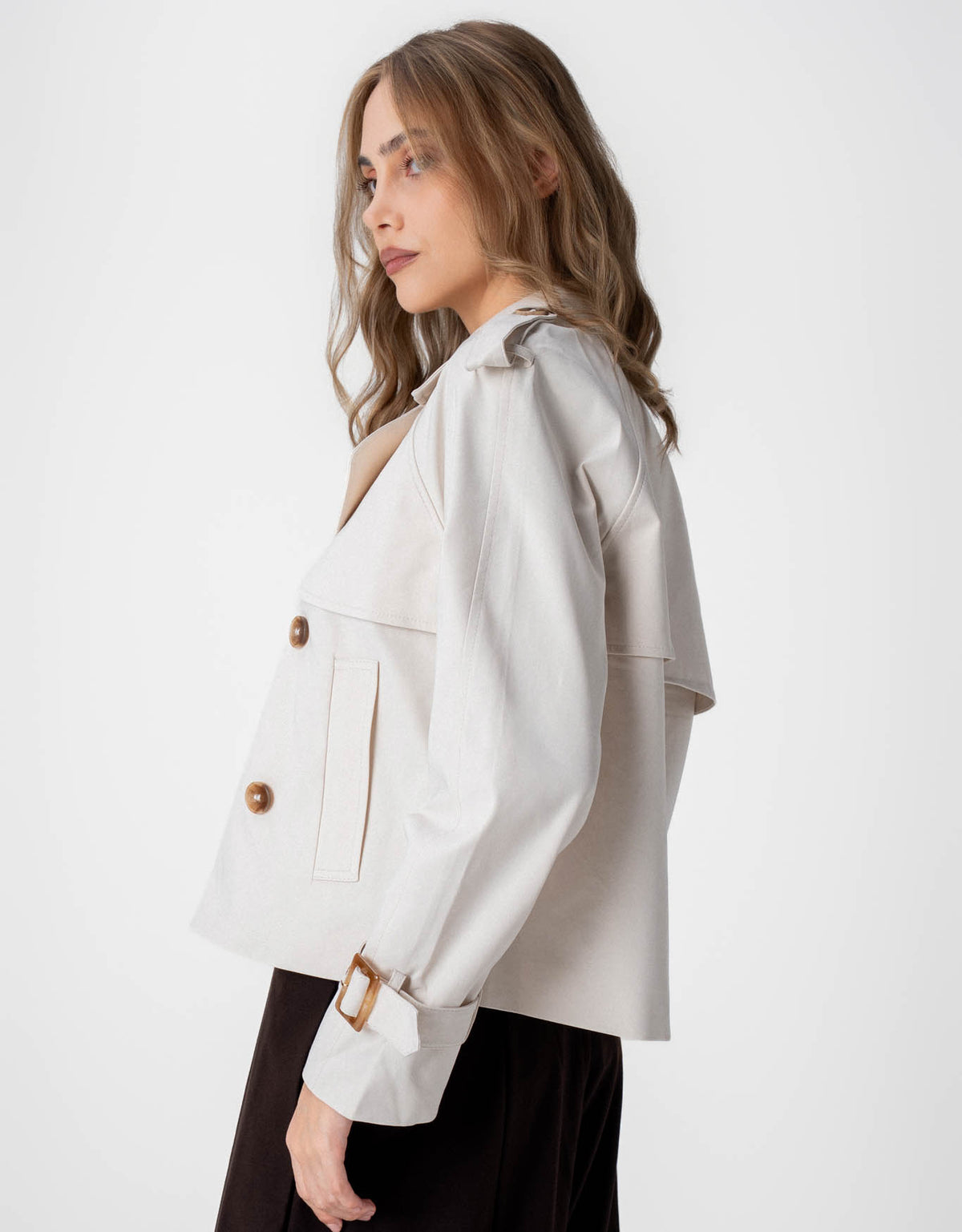 CASACO PIETRA MADRE REINA OFF WHITE