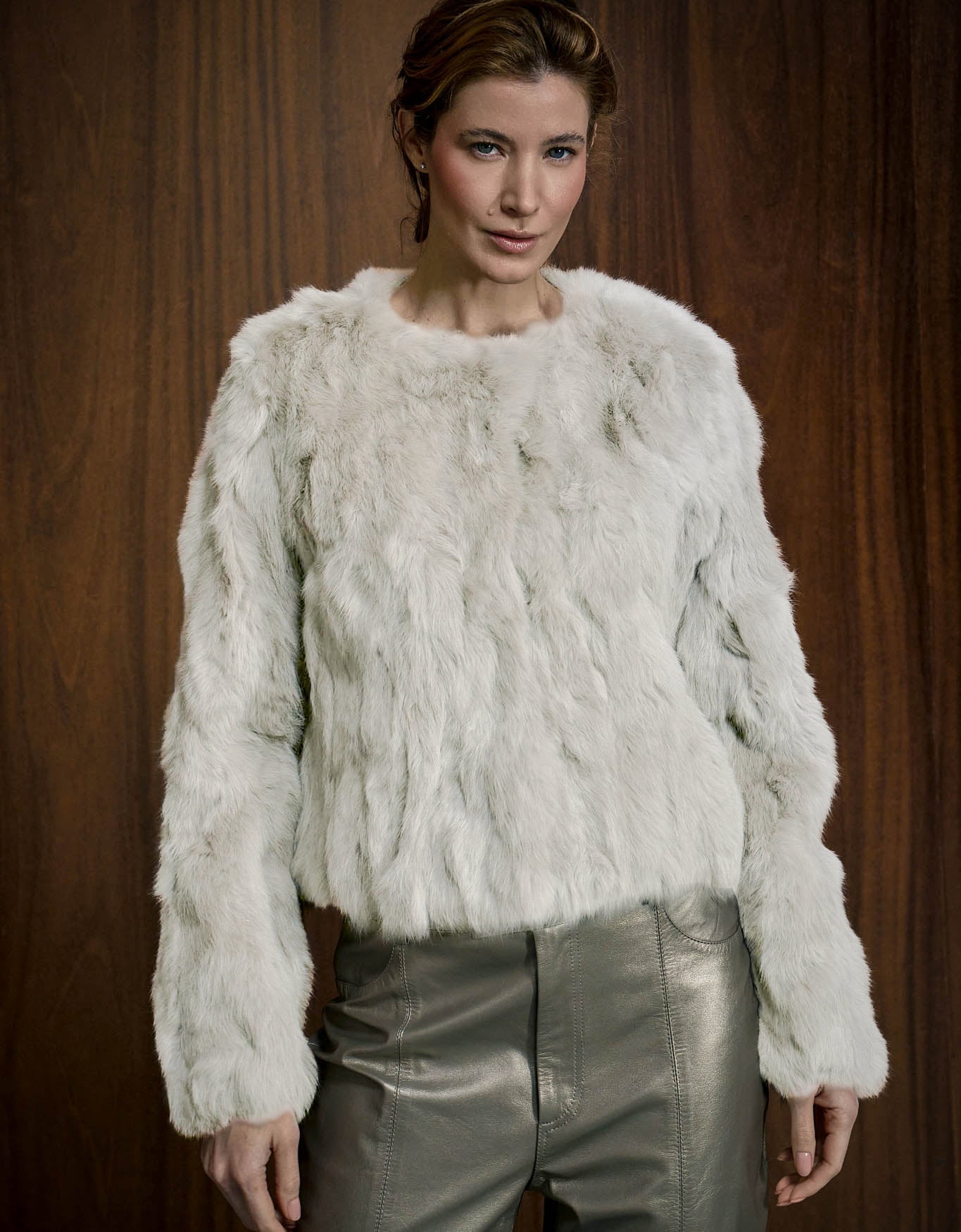 CASACO SAFIRA MADRE REINA PELE OFF WHITE
