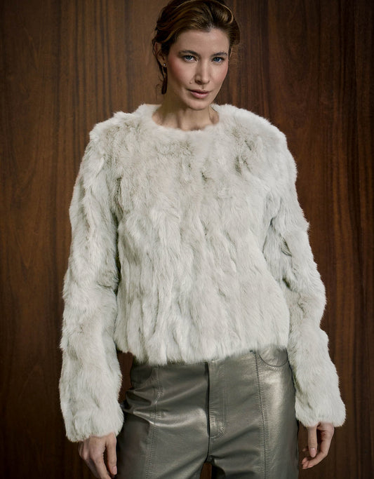 CASACO SAFIRA MADRE REINA PELE OFF WHITE