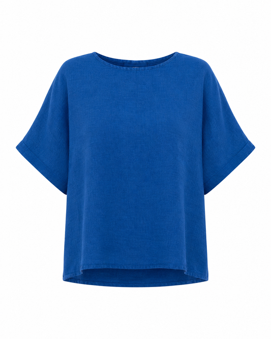 T-SHIRT CLASSIC MADRE REINA LINHO AZUL MESQUITA