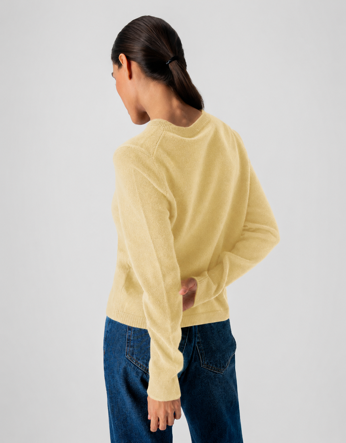 BLUSA MARIAH MADRE REINA CASHMERE AMARELO CALM