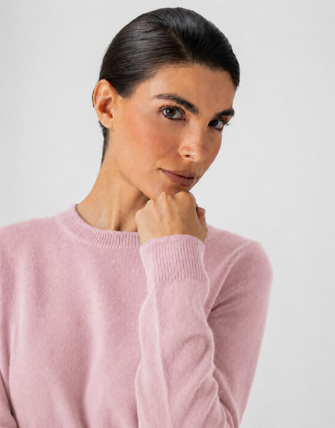 BLUSA MARIAH MADRE REINA CASHMERE ROSA SUAVE