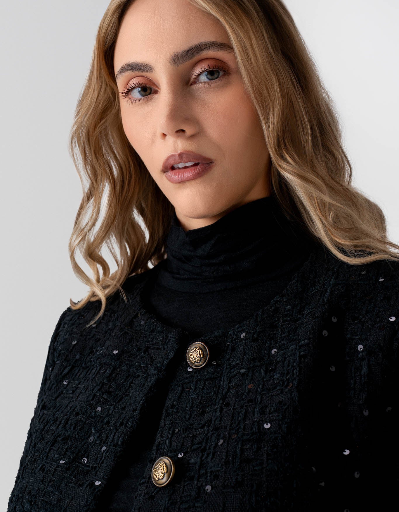 CASACO SARAH MADRE REINA PRETO
