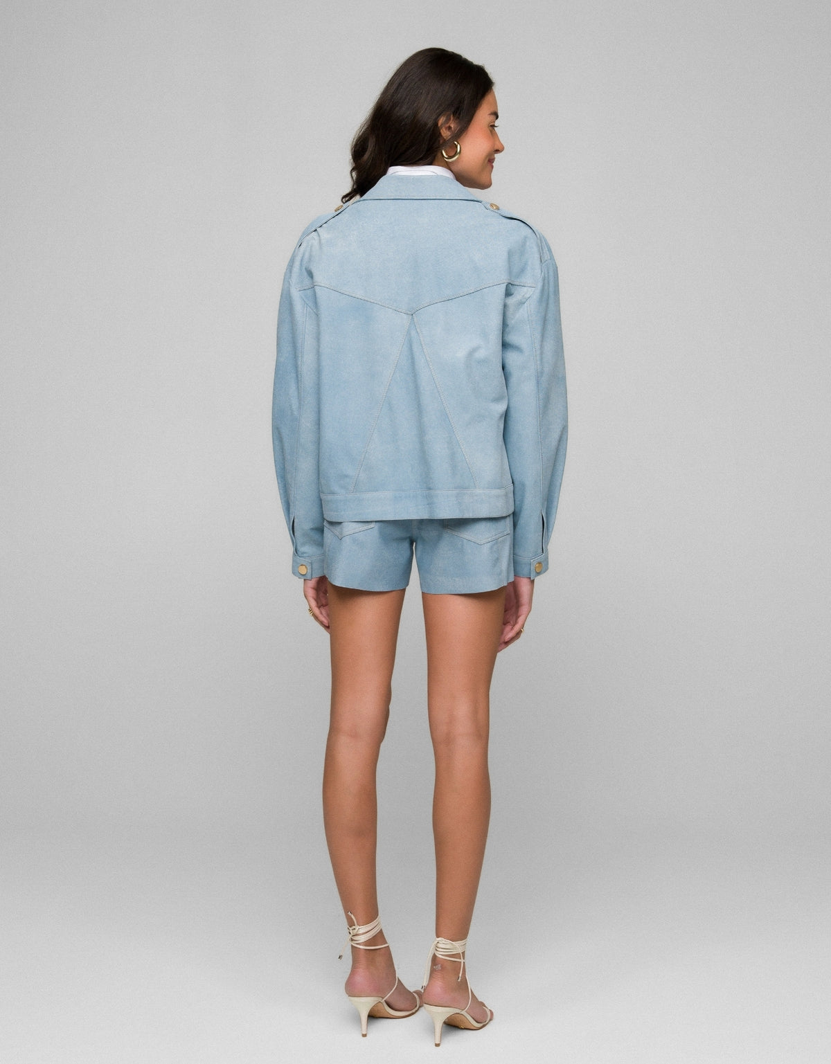 JAQUETA GIULIA MADRE REINA BLUE DENIM