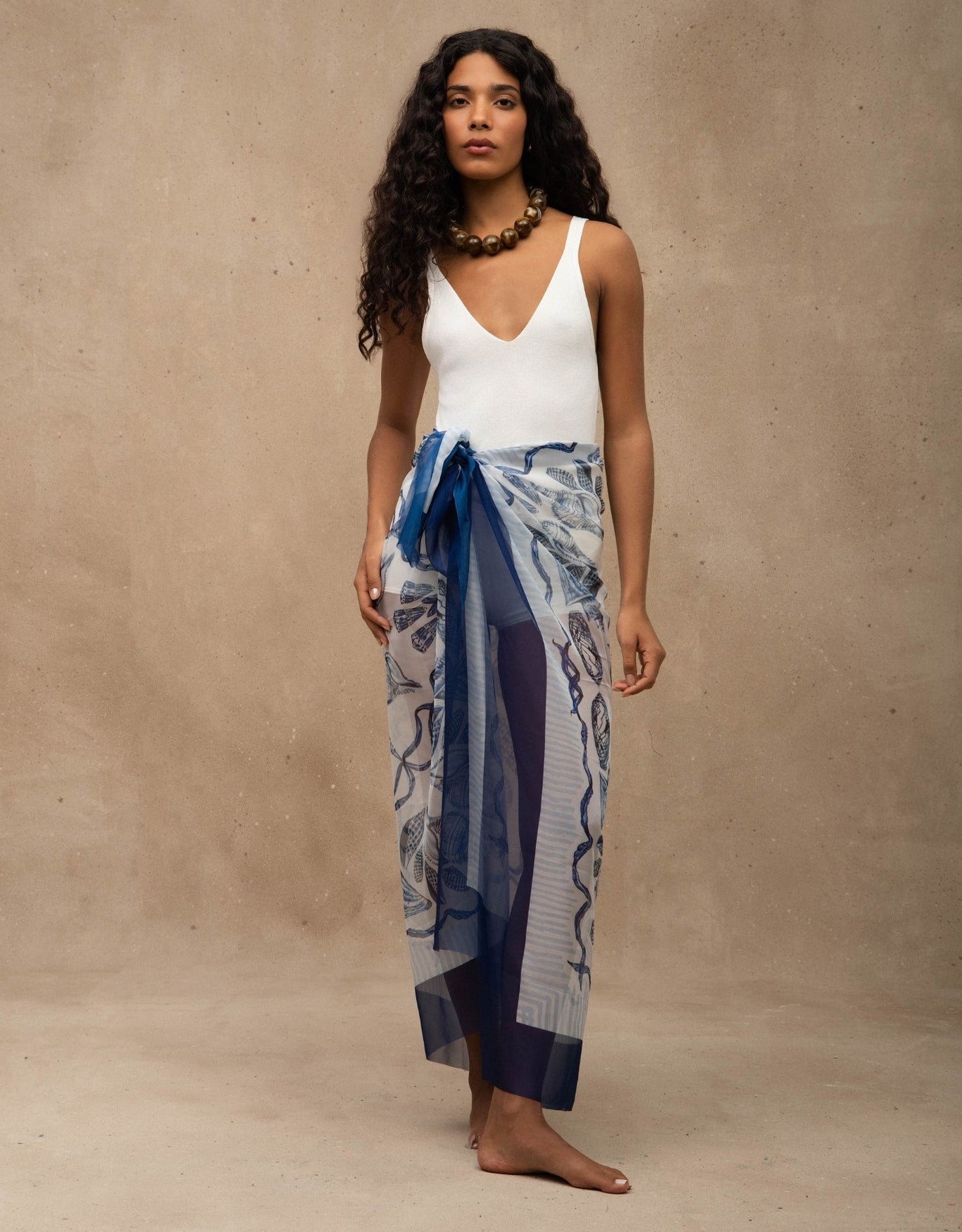 LENÇO MADRE REINA CONCHAS