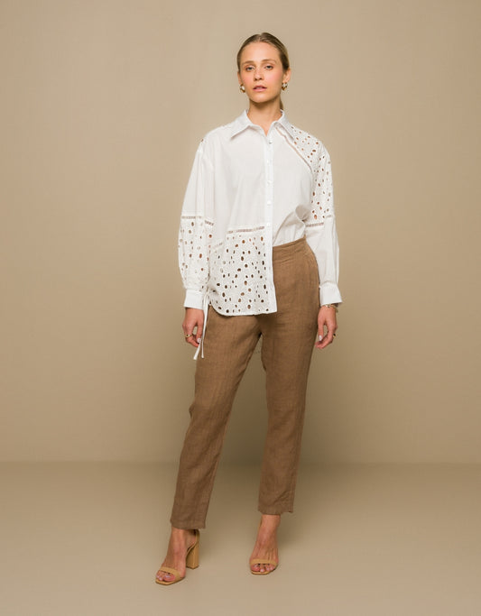 MAX CAMISA ALANIS MADRE REINA BRANCO