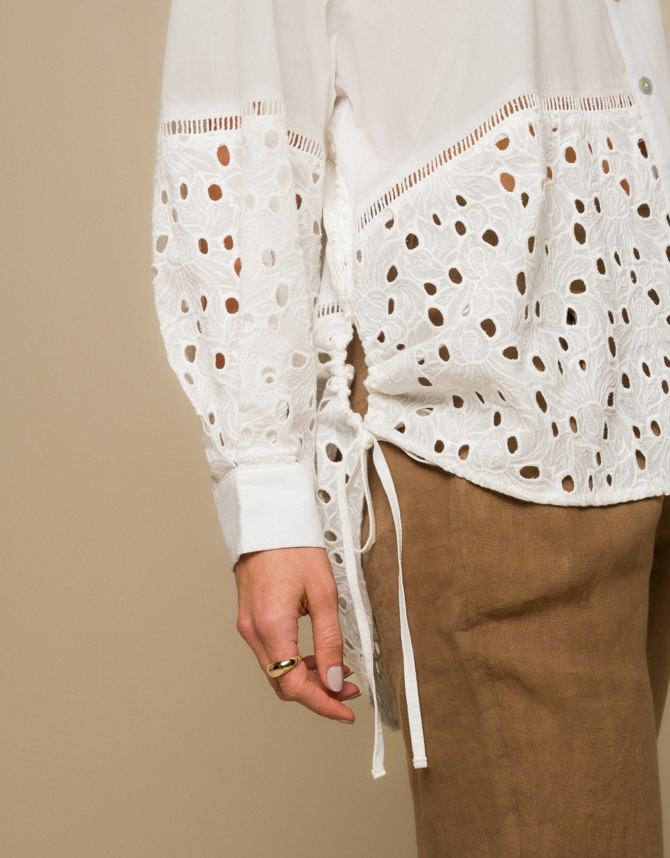 MAX CAMISA ALANIS MADRE REINA BRANCO