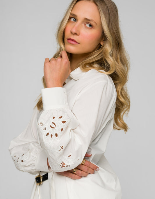 MAX CAMISA TRINA MADRE REINA OFF WHITE