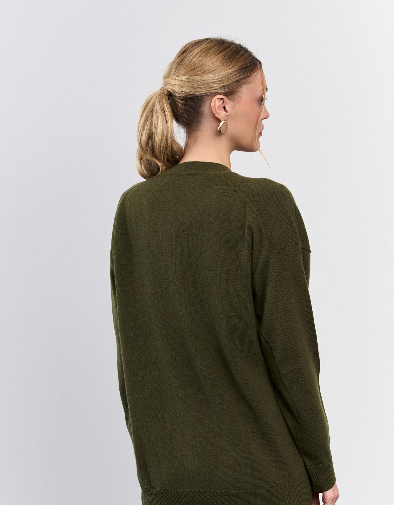 MAXI CARDIGAN MADRE REINA CASHMERE GREIGE