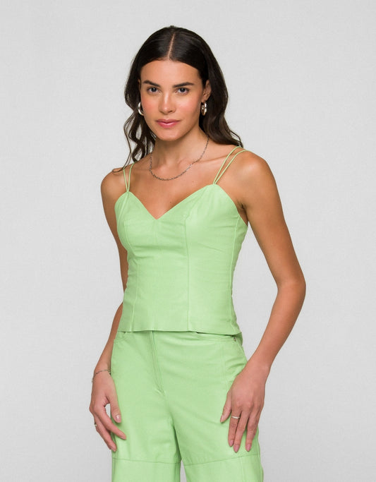 REGATA ÁGATA MADRE REINA COURO VERDE MENTA