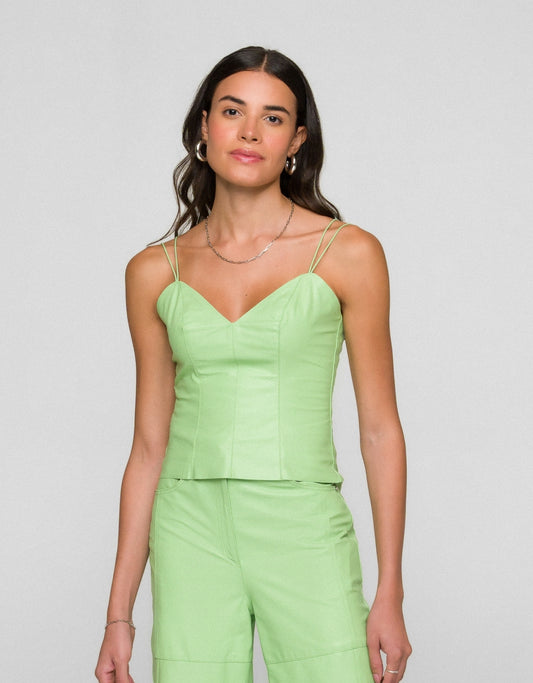 REGATA ÁGATA MADRE REINA COURO VERDE MENTA