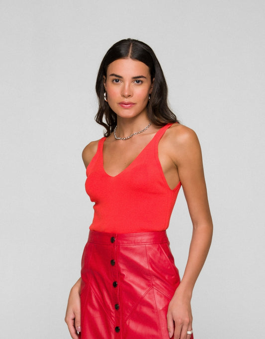 REGATA AMELIE MADRE REINA TRICOT LARANJA PITANGA