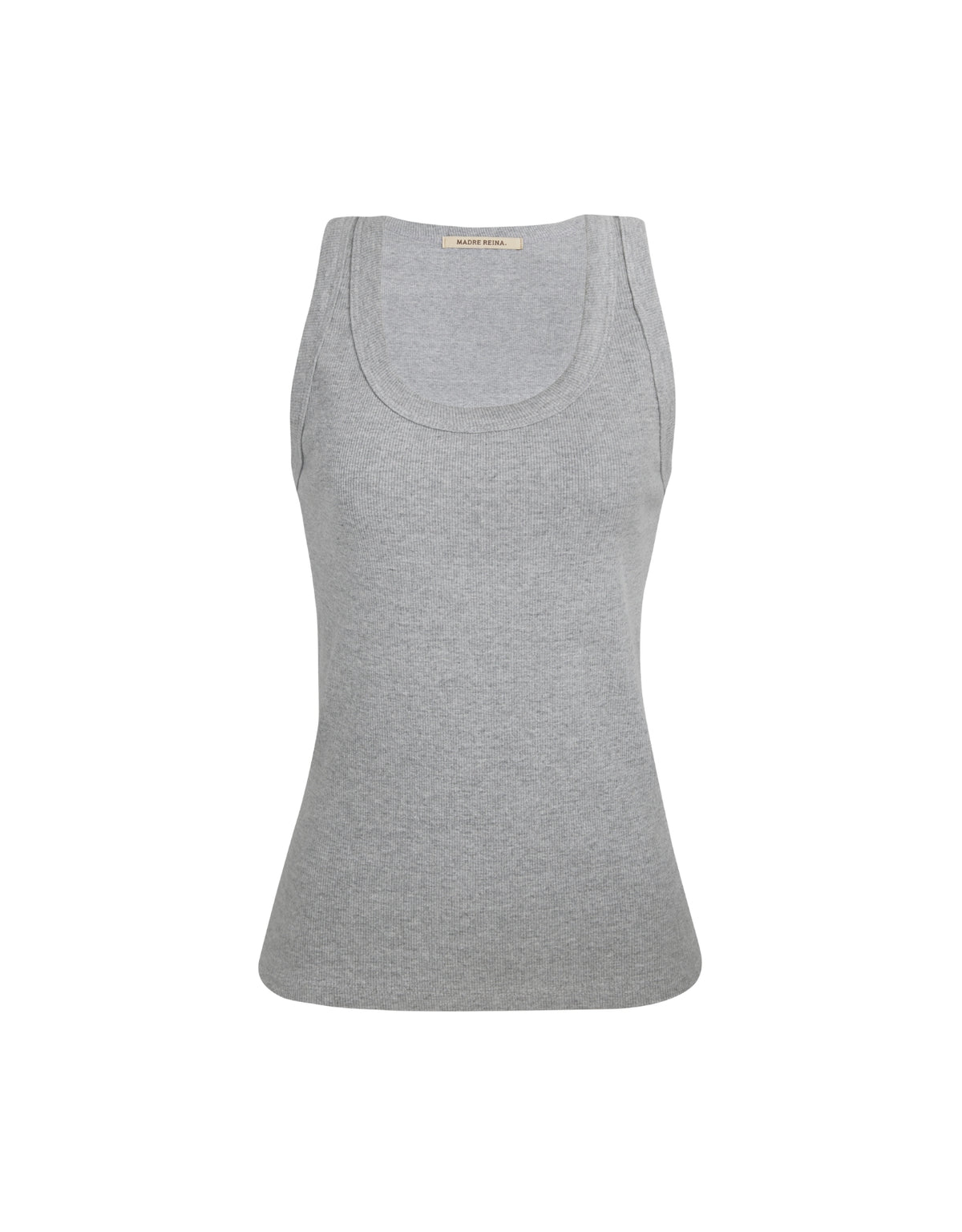 REGATA BASIC EM MALHA CINZA MESCLA