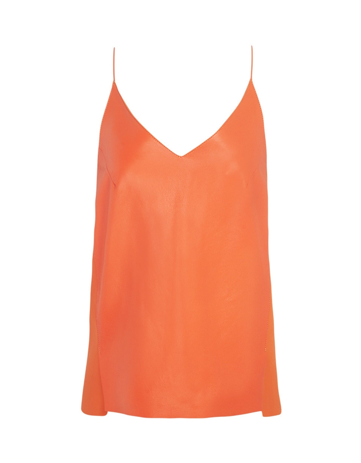 REGATA ESTER MADRE REINA MALHA COM COURO LARANJA PITANGA