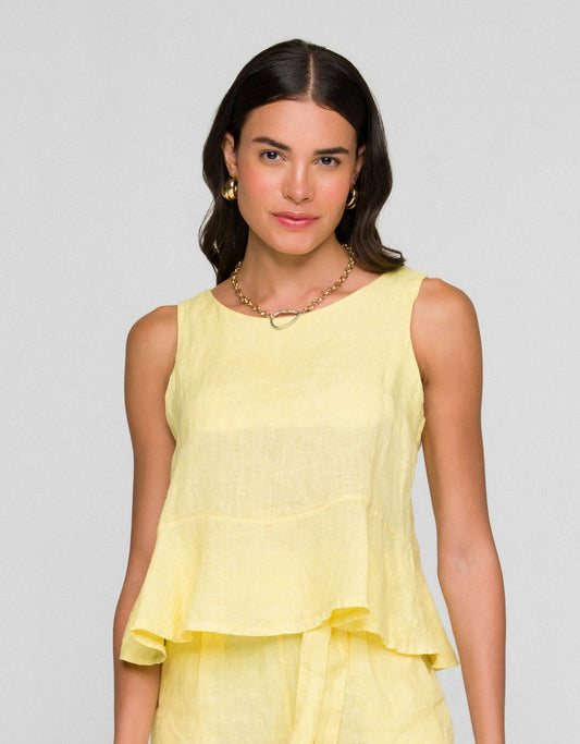 REGATA ISABELLA MADRE REINA LINHO AMARELO CAMOMILA