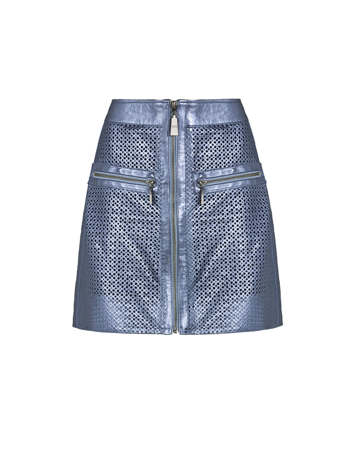 SAIA  AMORA MADRE REINA COURO AZUL METALIC