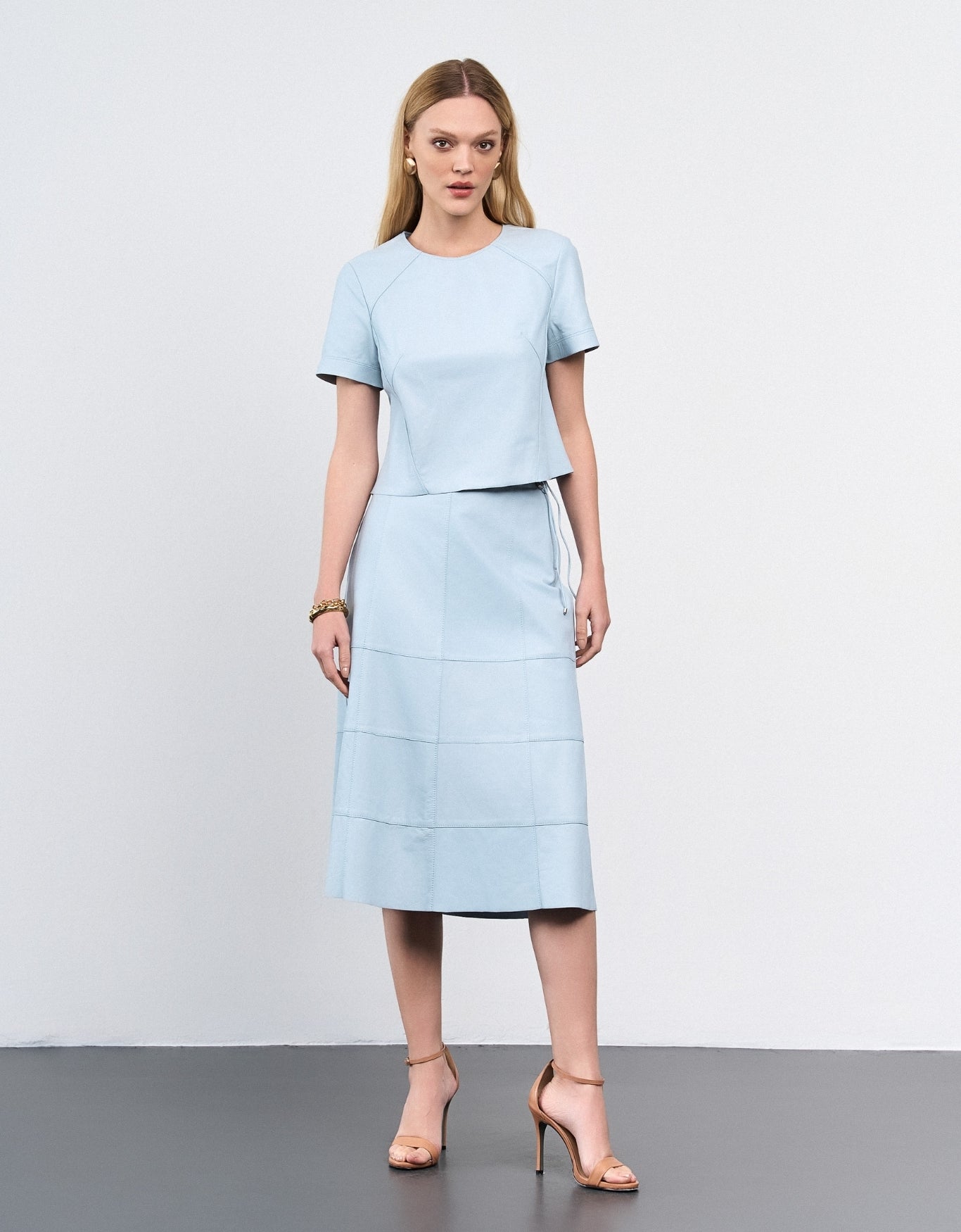 SAIA MARIA MADRE REINA COURO BLUE DAY