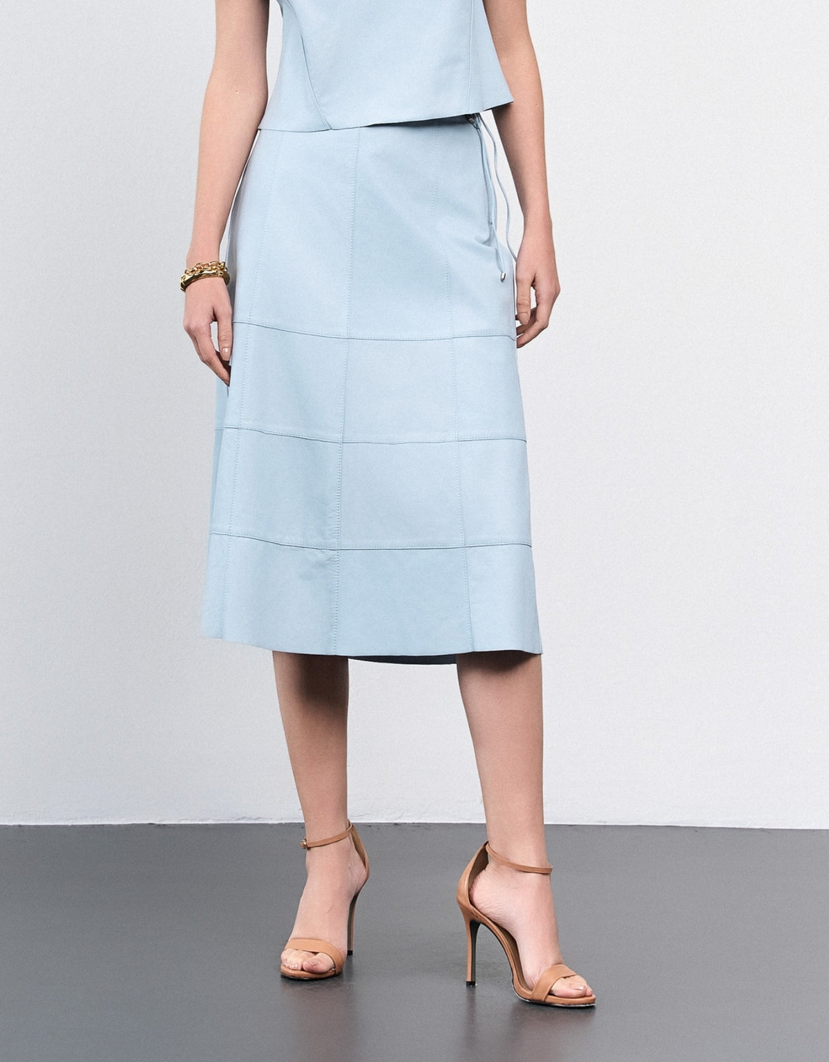 SAIA MARIA MADRE REINA COURO BLUE DAY