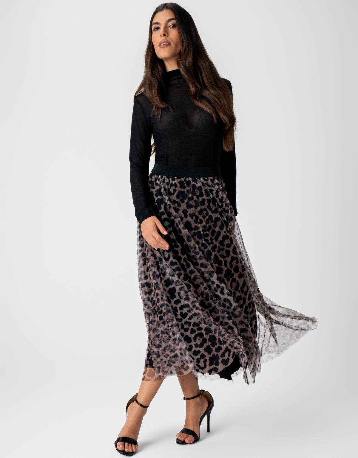 SAIA MARINA MADRE REINA ANIMAL PRINT