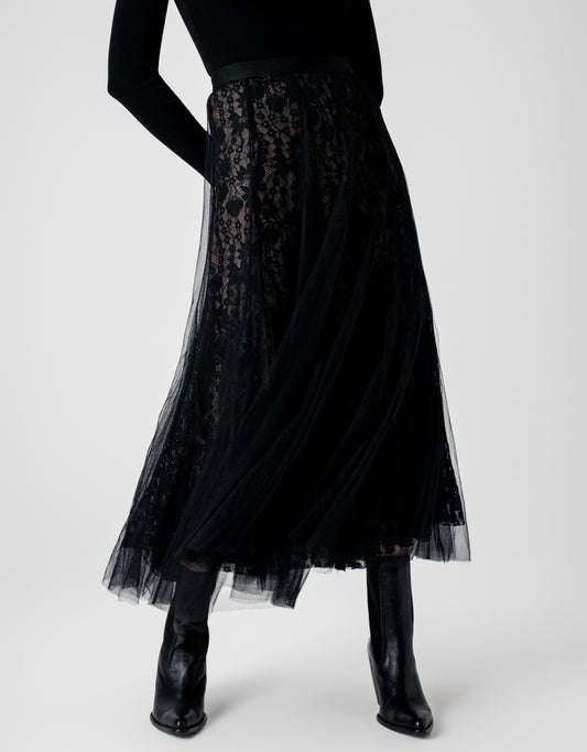 SAIA SABRINA MADRE REINA PRETO/TAUPE