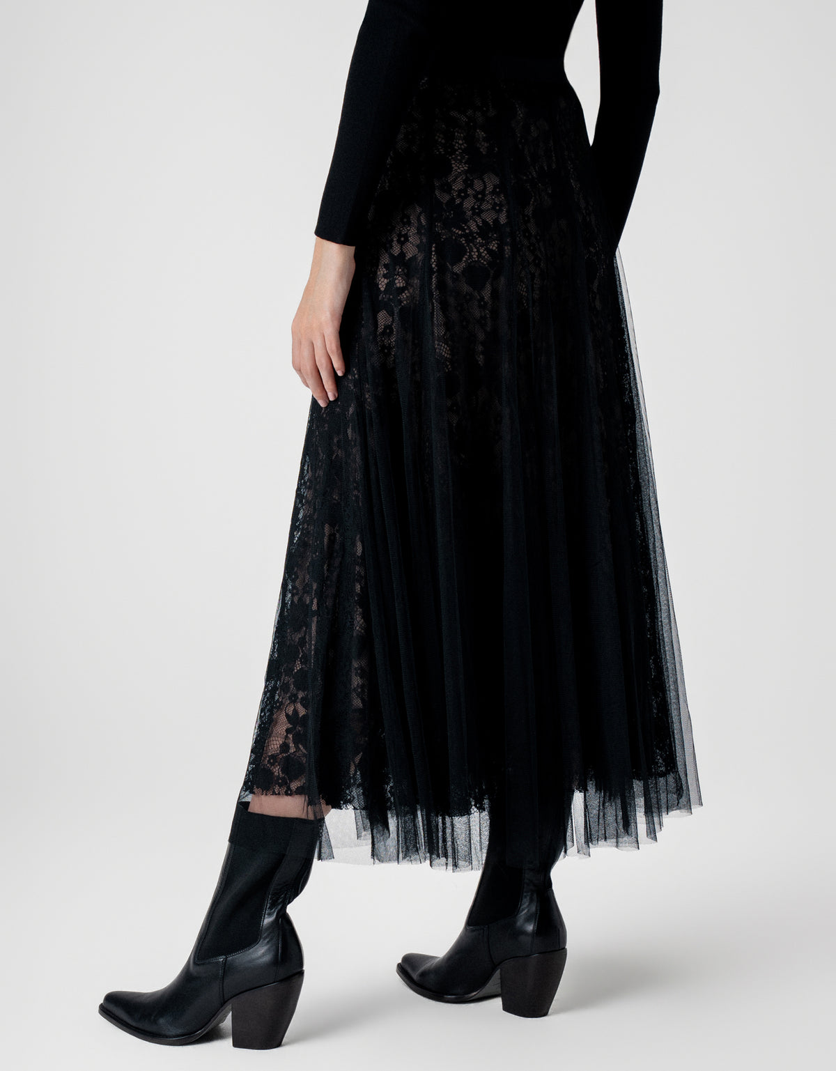 SAIA SABRINA MADRE REINA PRETO/TAUPE