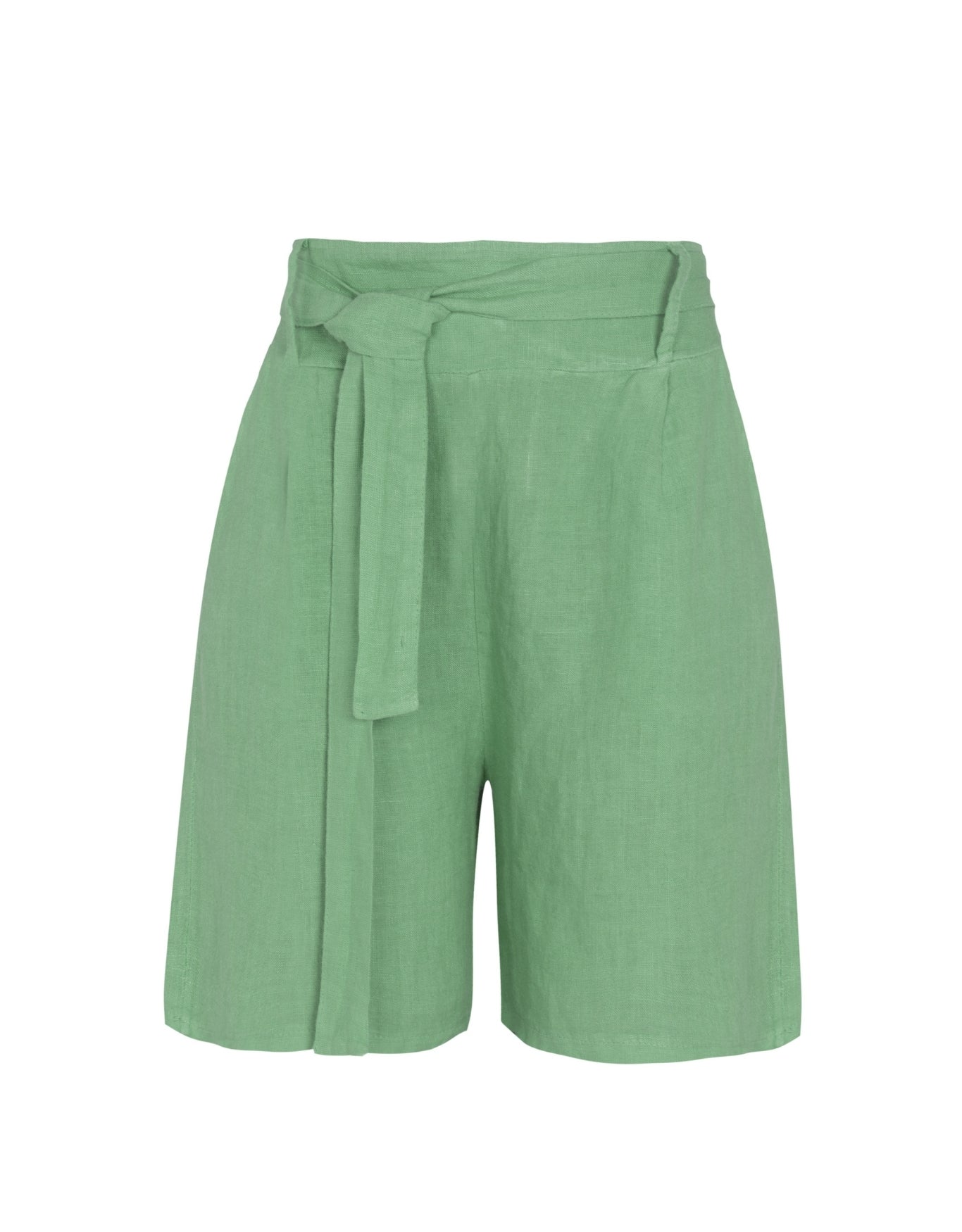 SHORT ISABELLA MADRE REINA LINHO VERDE MENTA