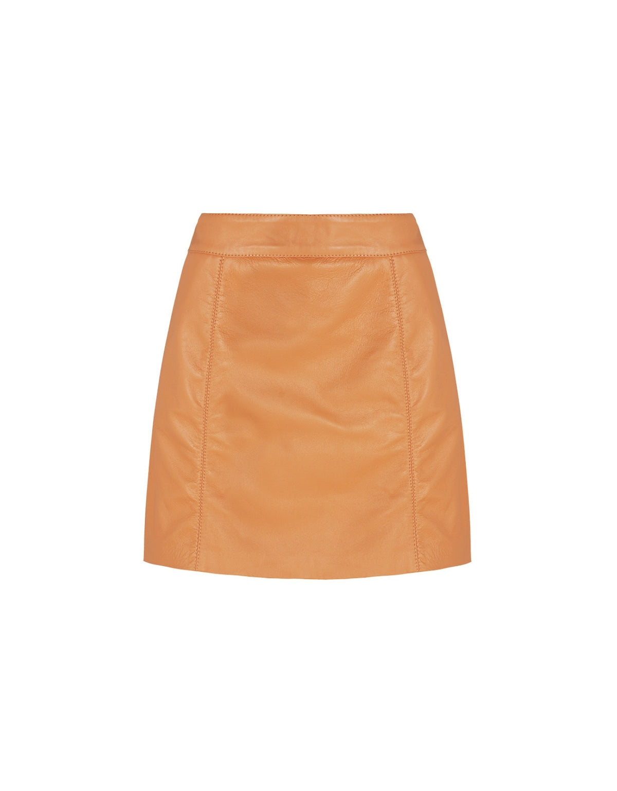 SHORT SAIA JULIA MADRE REINA COURO LARANJA PAPAYA