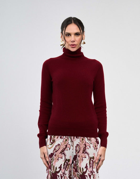SWEATER GOLA ALTA MADRE REINA CASHMERE PINOT